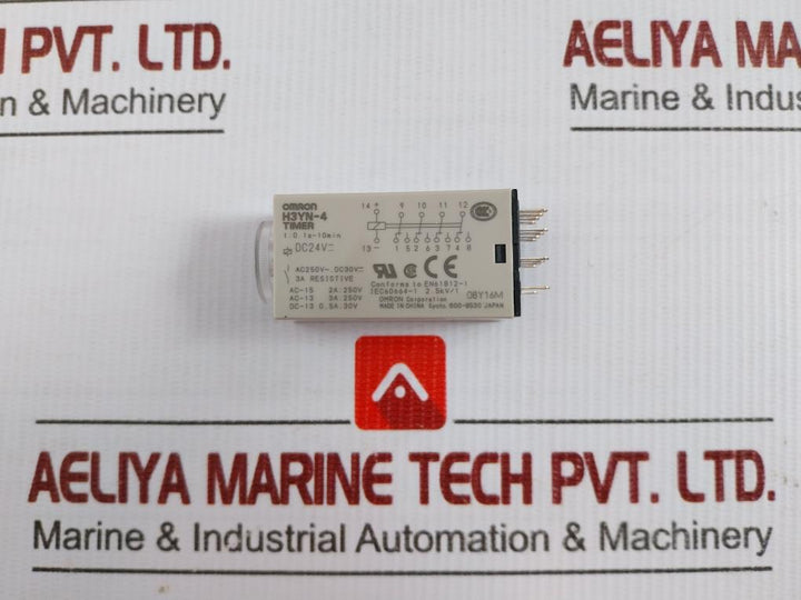 Omron 0.1 S-10 Min Dc24V Timer Relay H3Yn-4
