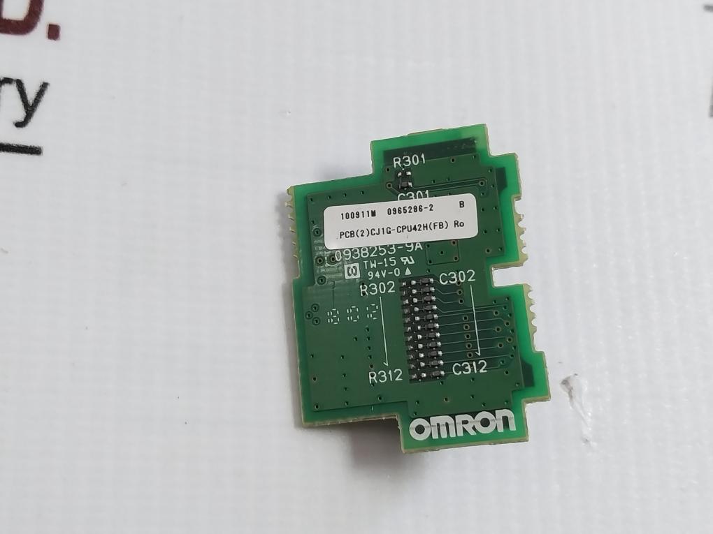 Omron 0938253-9A Printed Circuit Board 100911M Cj1G-cpu42H 94V