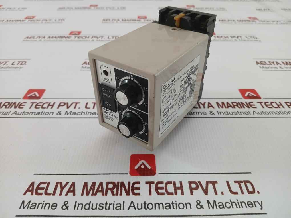 Omron 2A 24Vdc Voltage Sensor Relay Module Sdv-fm6
