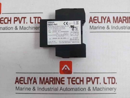 Omron 3-phase Sequence Loss Monitoring Relay K8Ds-ph1 200-480Vac