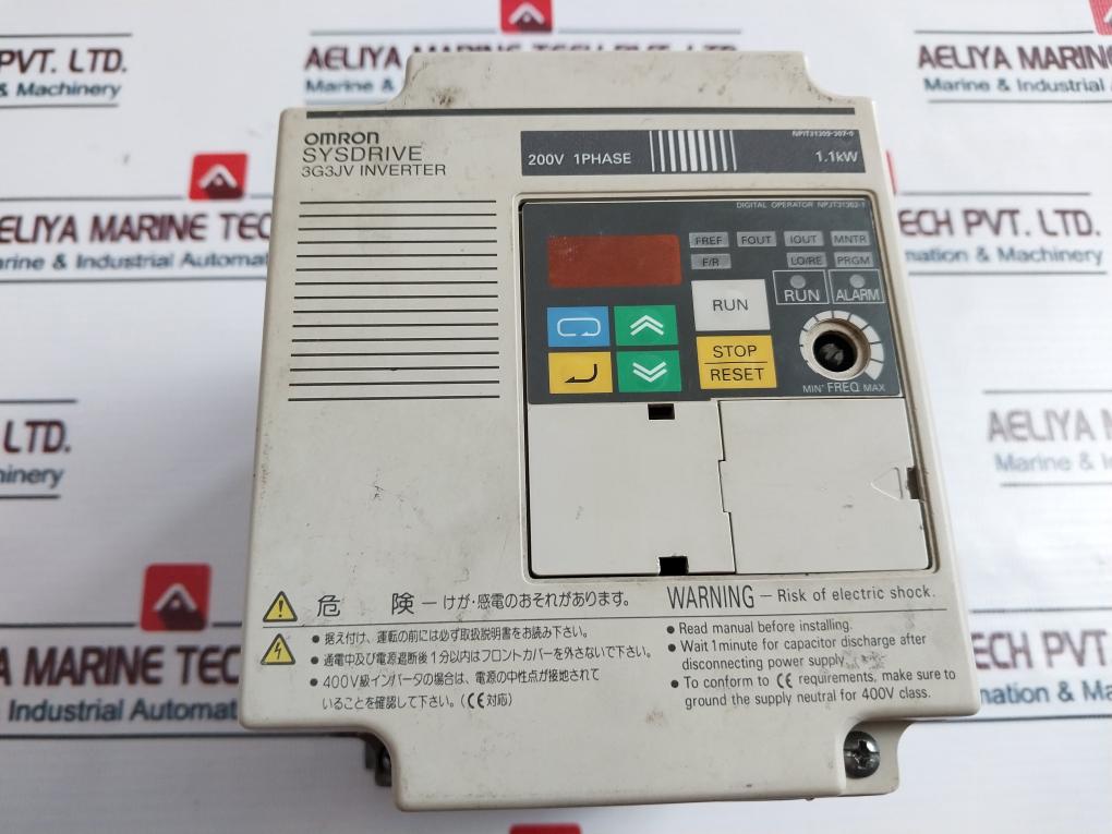 Omron 3G3Jv-ab007 Frequency Inverter 200V 1 Phase