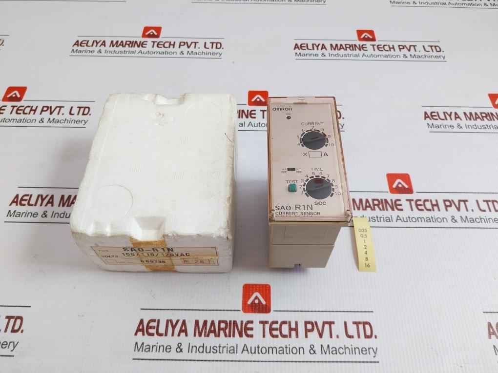Omron 50/60Hz 100/110/120Vac 1 To 10 Second Current Sensor Sao-r1N