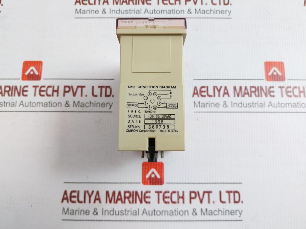 Omron 50/60Hz 100/110/120Vac 1 To 10 Second Current Sensor Sao-r1N