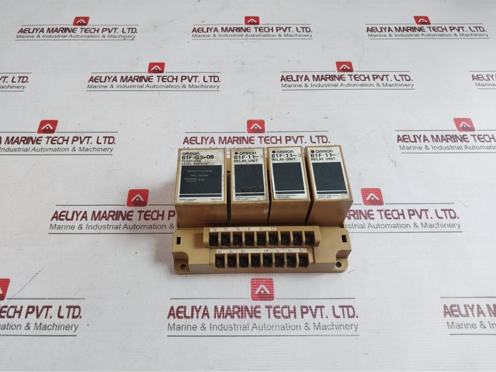 Omron 61F-g3-0B Floatless Level Switch With Relay Unit 61F-11-3 100/200Vac 8Vac