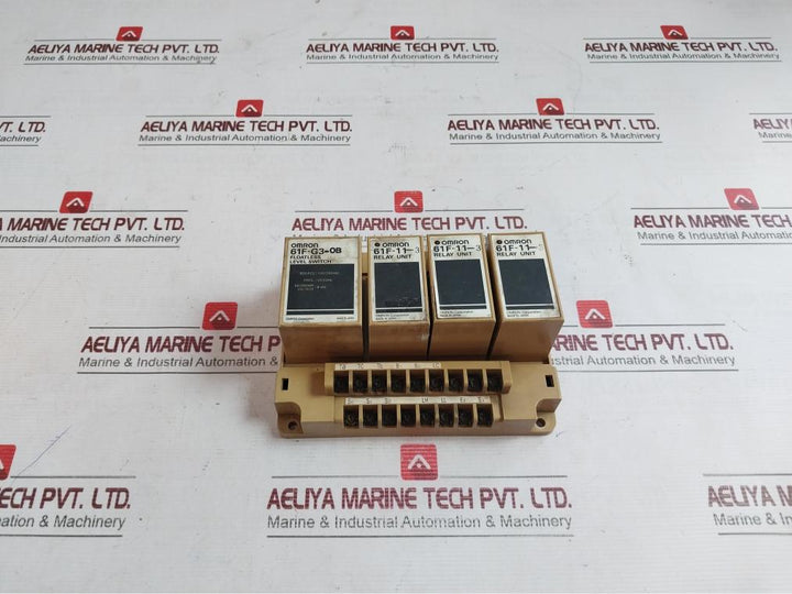 Omron 61F-g3-0B Floatless Level Switch With Relay Unit 61F-11-3 100/200Vac 8Vac