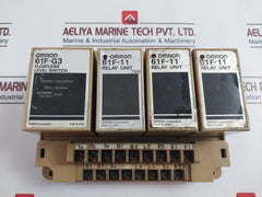 Omron 61F-g3 Floatless Level Switch W/ 61F-11 Relay Unit
