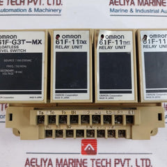Omron 61F-g3T-mx Floatless Level Switch With 61F-11 Tmx/ 61F-11 Relay Unit