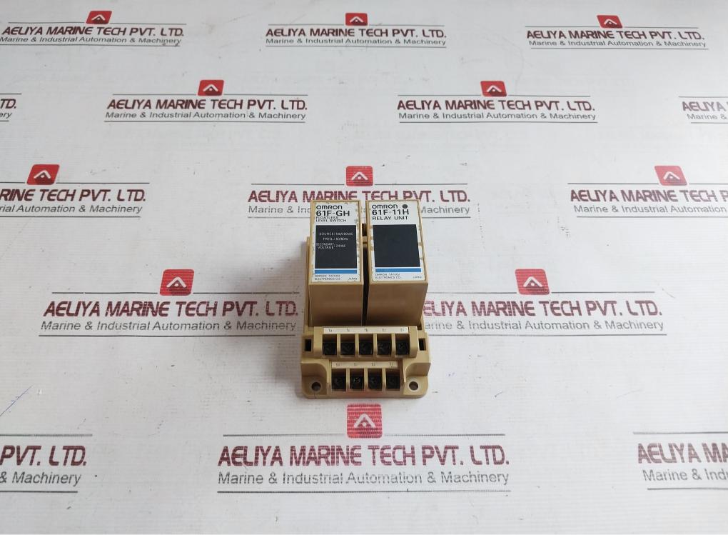 Omron 61F-gh Floatless Level Switch Relay Unit 61F-11H 100/200Vac 50/60Hz 24Vac
