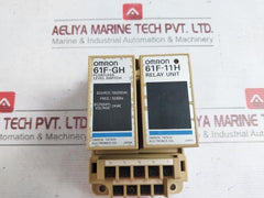 Omron 61F-gh Floatless Level Switch Relay Unit 61F-11H 100/200Vac 50/60Hz 24Vac