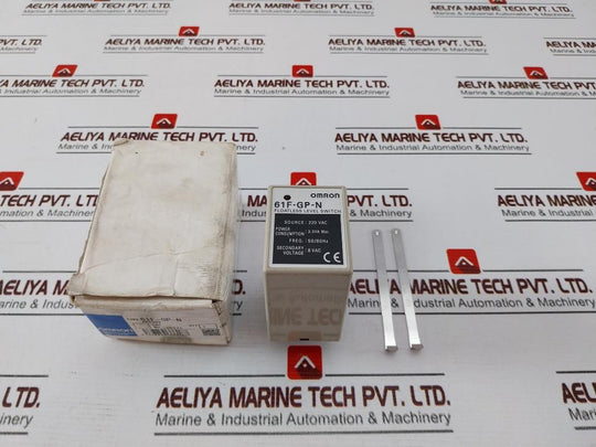 Omron 61F-gp-n Floatless Level Switch Pfc-n8 220Vac 3.5Va 50/60Hz 8Vac 250Vac/3A