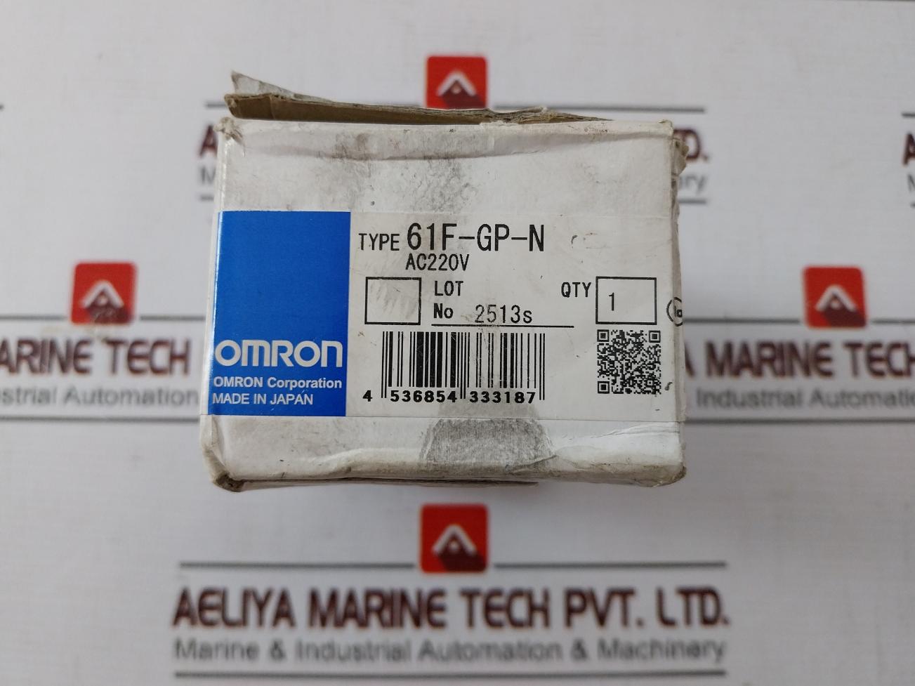 Omron 61F-gp-n Floatless Level Switch Pfc-n8 220Vac 3.5Va 50/60Hz 8Vac 250Vac/3A