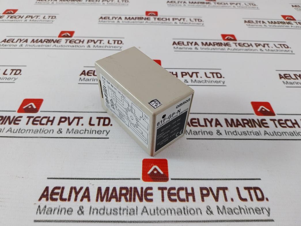 Omron 61F-gp-n Floatless Level Switch Pfc-n8 220Vac 3.5Va 50/60Hz 8Vac 250Vac/3A