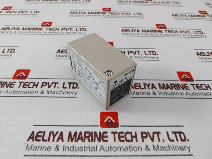 Omron 61F-gp-n Floatless Level Switch Pfc-n8 220Vac 3.5Va 50/60Hz 8Vac 250Vac/3A