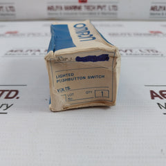 Omron A3Pj-704 Pushbutton Switch 28V/1.2W 5A 125Vac