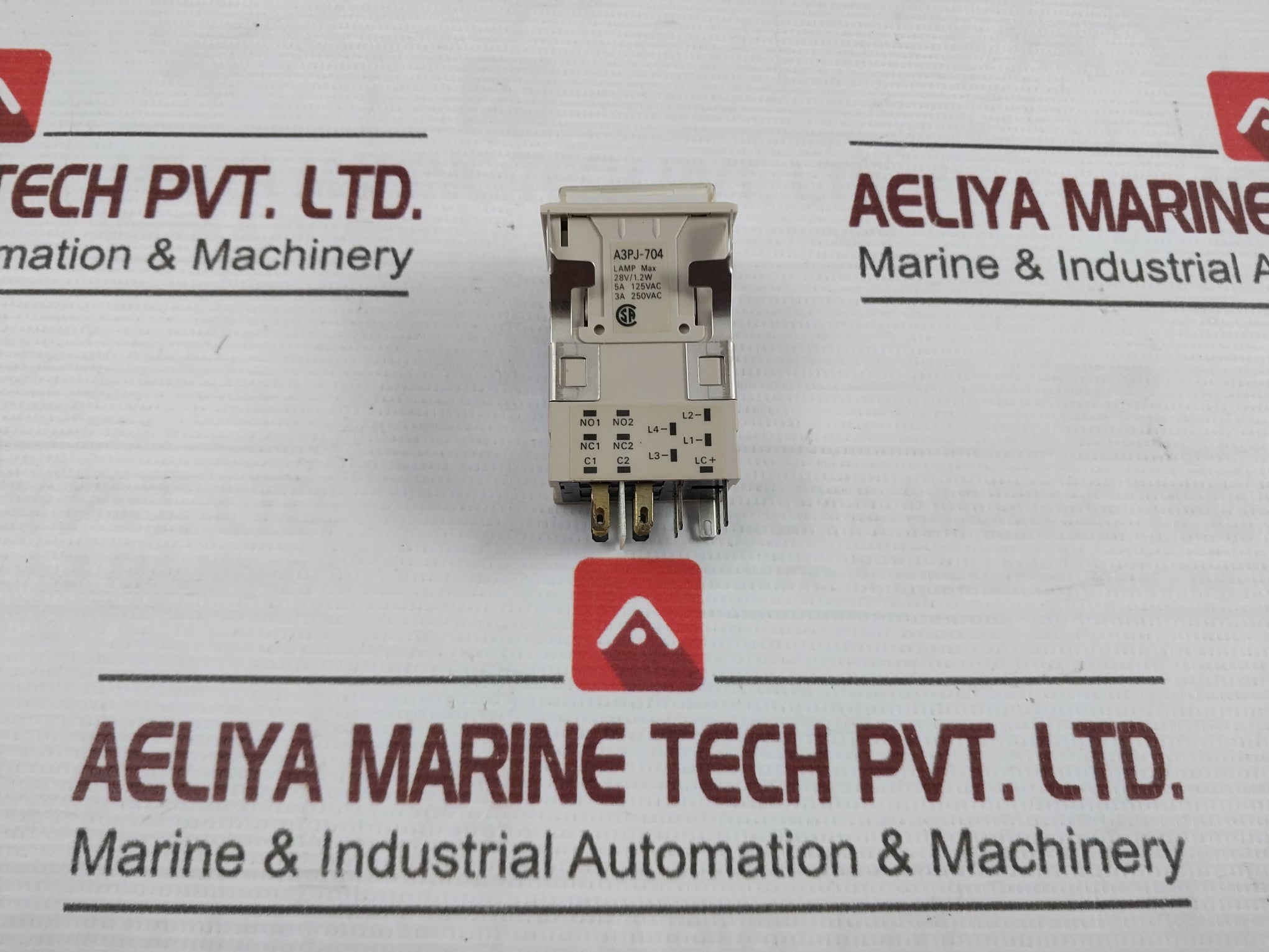 Omron A3Pj-704 Pushbutton Switch 28V/1.2W 5A 125Vac