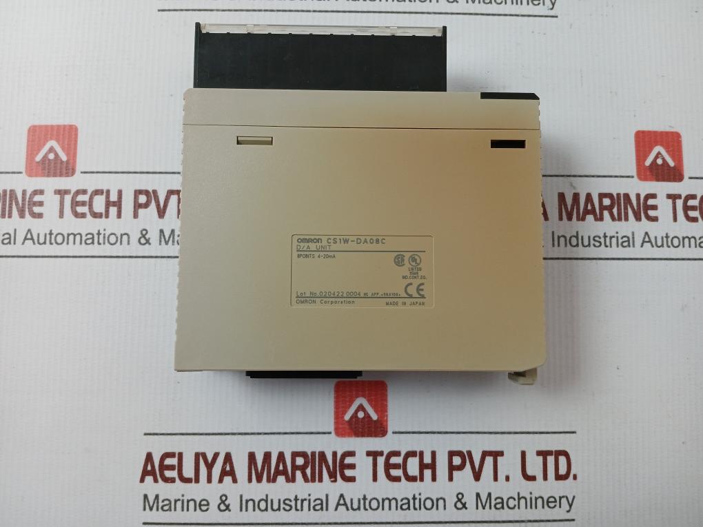 Omron Analog Output Unit 8 Points 4-20Ma Cs1W-da08C