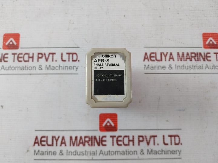 Omron Apr-s Phase Reversal Relay 200/220Vac 50/60Hz