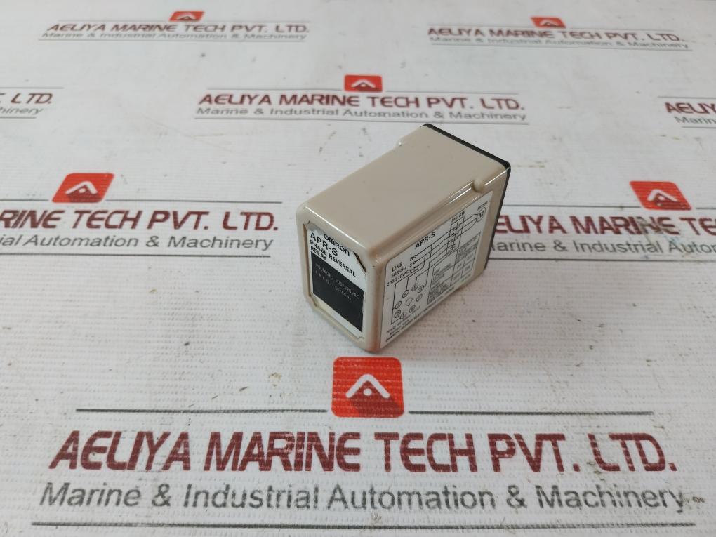 Omron Apr-s Phase Reversal Relay 200/220Vac 50/60Hz