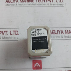 Omron Apr-s Phase Reversal Relay 200/220Vac 50/60Hz Id 011E, Pf083N