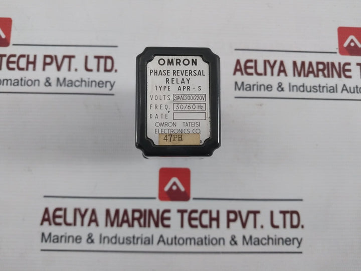 Omron Apr-s Phase Reversal Relay With Base Ac 200/220V 50/60Hz