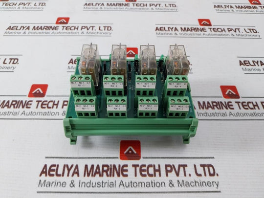Omron Brk 2Co-4 Relay Module 94V-0 Sl1 Brm 4-24D-2B0 24Vdc 0788W4 120 Vac
