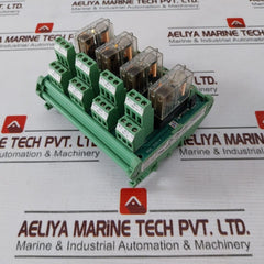 Omron Brk 2Co-4 Relay Module 94V-0 Sl1 Brm 4-24D-2B0 24Vdc 0788W4 120 Vac