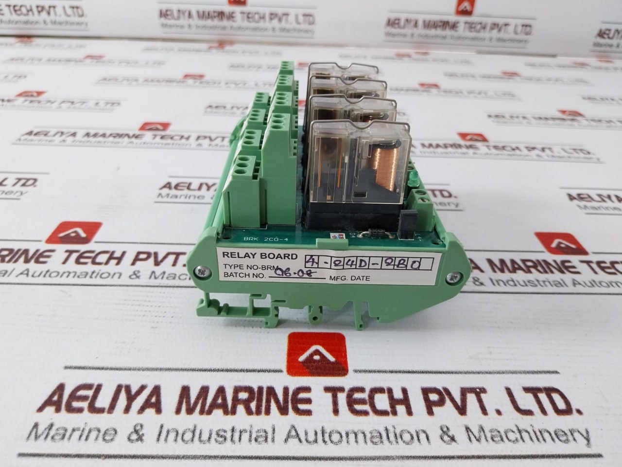 Omron Brk 2Co-4 Relay Module 94V-0 Sl1 Brm 4-24D-2B0 24Vdc 0788W4 120 Vac