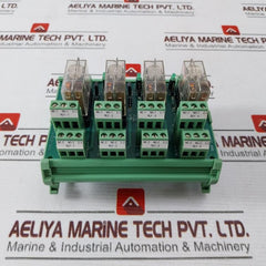 Omron Brk 2Co-4 Relay Module 94V-0 Sl1 Brm 4-24D-2B0 24Vdc 0788W4 120 Vac