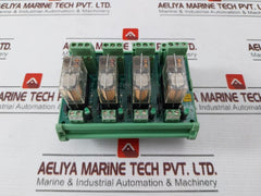 Omron Brk 2Co-4 Relay Module 94V-0 Sl1 Brm 4-24D-2B0 24Vdc 0788W4 120 Vac