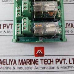 Omron Brk 2Co-4 Relay Module 94V-0 Sl1 Brm 4-24D-2B0 24Vdc 0788W4 120 Vac