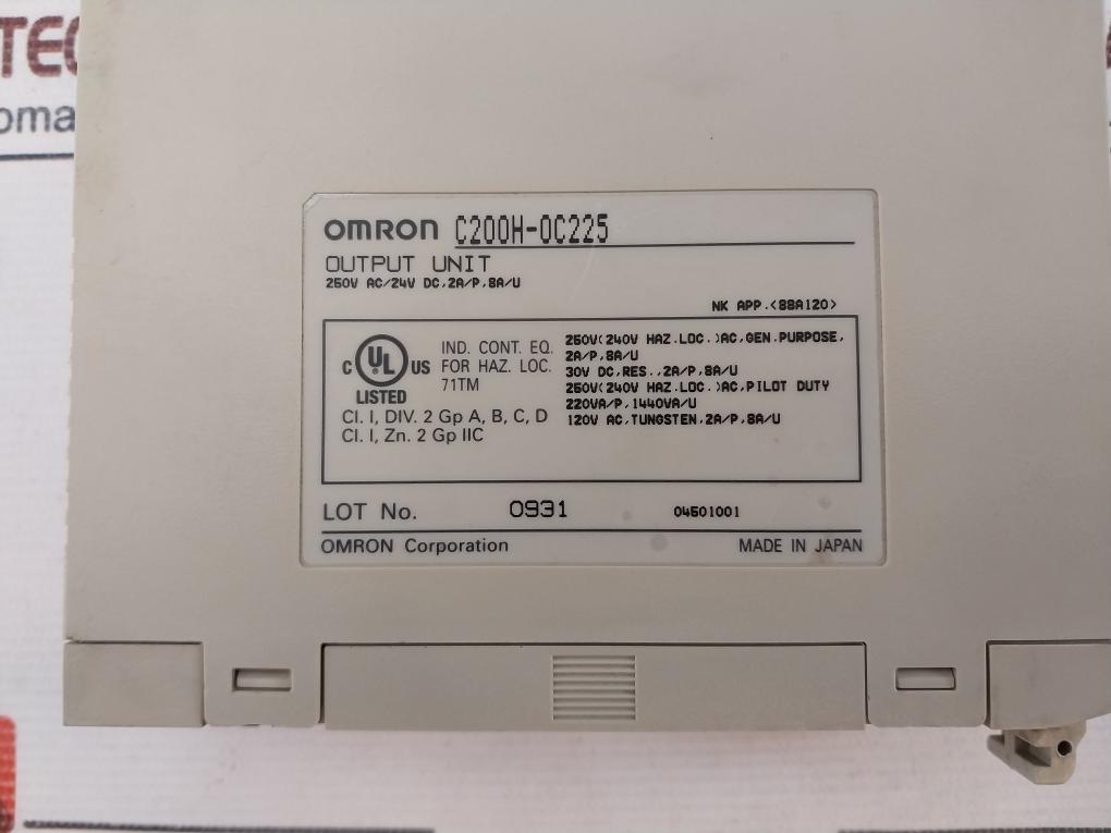 Omron C200H-0C225 Output Unit