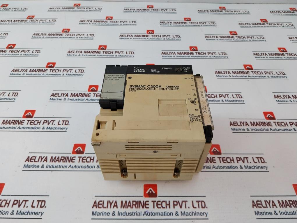 Omron C200h-cpu03-e Programmable Controller 2a 24vdc