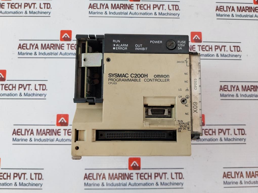 Omron C200h-cpu03-e Programmable Controller 2a 24vdc