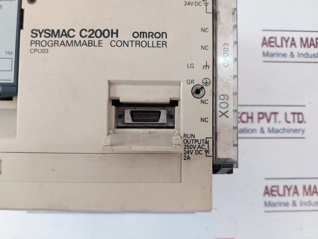 Omron C200h-cpu03-e Programmable Controller 2a 24vdc