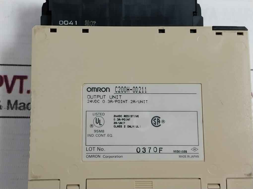 Omron C200H-cpu03 Sysmac Programmable Controller 250V Ac 2A 00302002