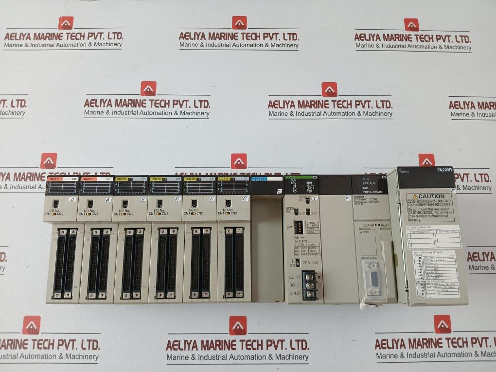 Plc Rack System C200H-id217 Omron C200H-od219, C200H-sp001, Cs1W-clk21