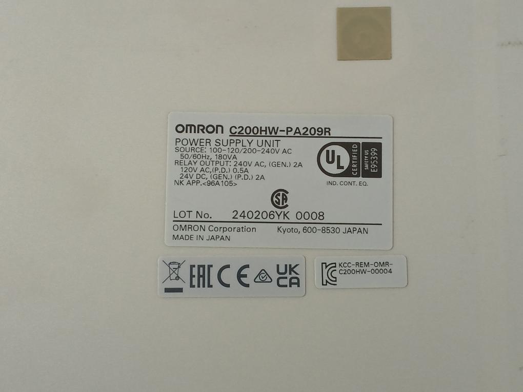 Plc Rack System C200H-id217 Omron C200H-od219, C200H-sp001, Cs1W-clk21