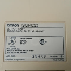 Omron C200H-oc222 Output Unit 250Vac/24Vdc 2A/Point