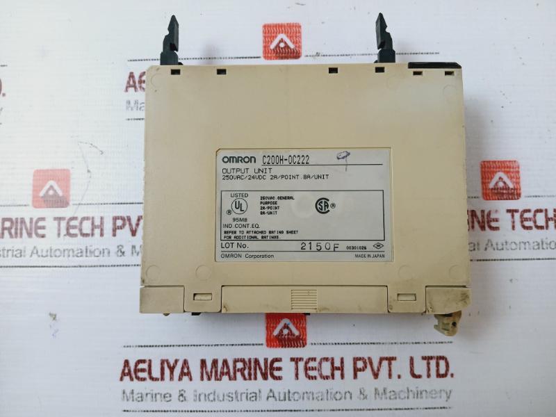 Omron C200H-oc222 Output Unit 250Vac/24Vdc 8A/Unit 2A/Point