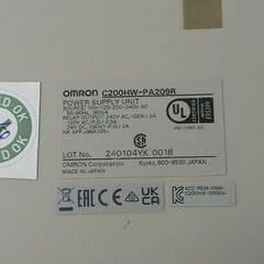 Power Supply Unit C200Hw-pa209R Omron 50/60Hz