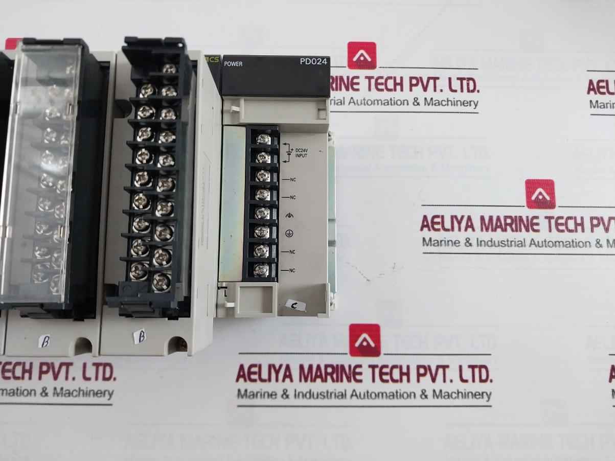 Omron C200Hw-pd024 Plc Power Supply Unit With I/O Module Cs1W-id211 24Vdc--- 50W