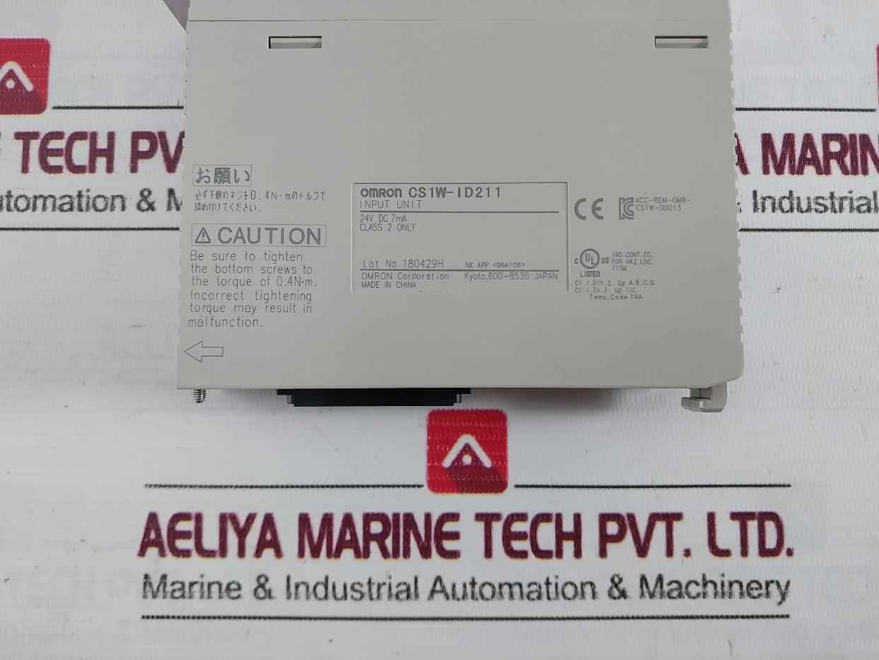 Omron C200Hw-pd024 Plc Power Supply Unit With I/O Module Cs1W-id211 24Vdc--- 50W