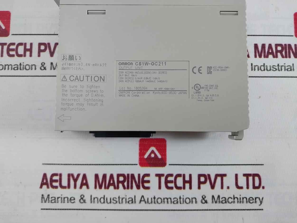 Omron C200Hw-pd024 Plc Power Supply Unit With I/O Module Cs1W-id211 24Vdc--- 50W