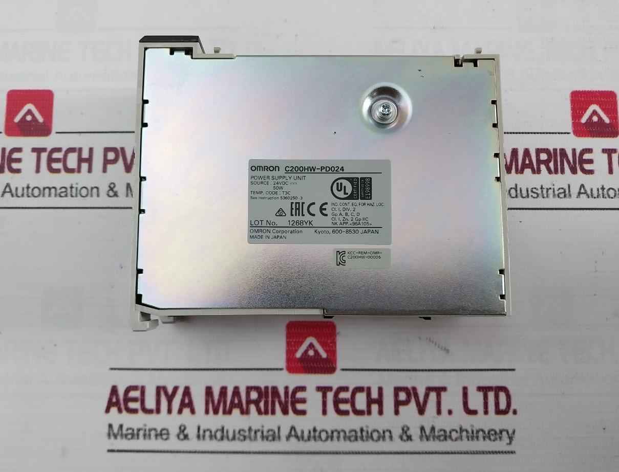 Omron C200Hw-pd024 Plc Power Supply Unit With I/O Module Cs1W-id211 24Vdc--- 50W
