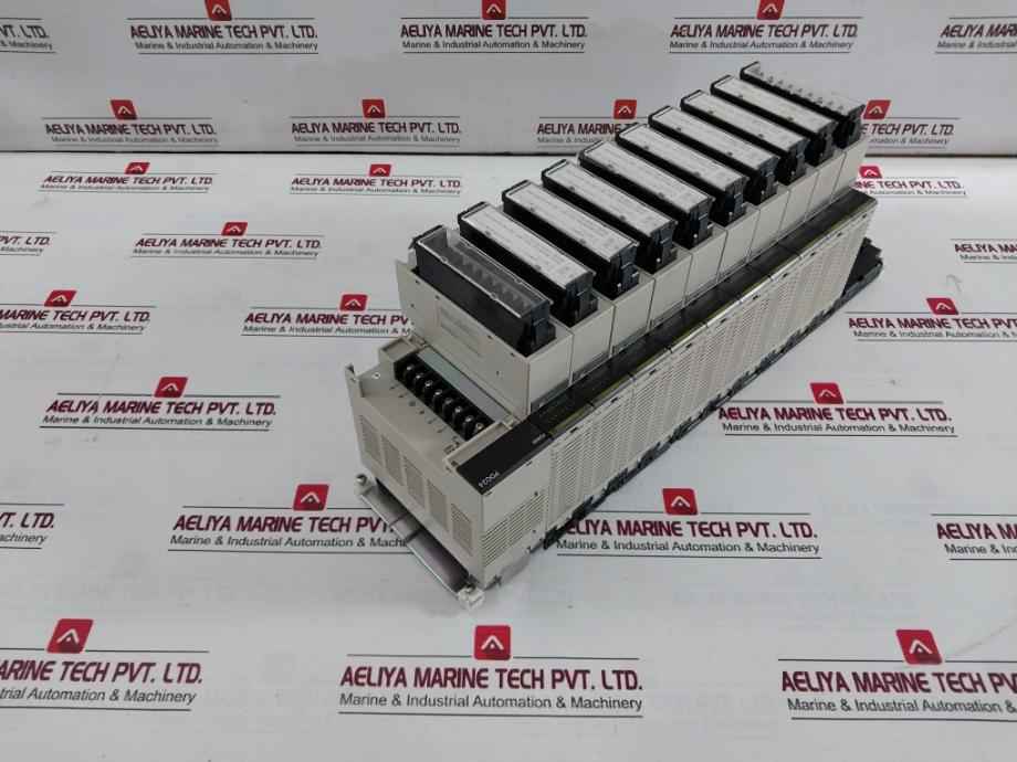 Omron C200Hw-pd024 Power Supply Unit W/ Output Module Cs1W-oc211 24Vdc 50W