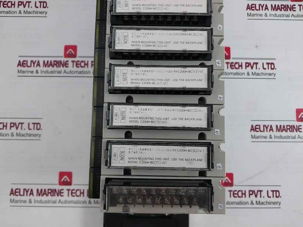 Omron C200Hw-pd024 Power Supply Unit W/ Output Module Cs1W-oc211 24Vdc 50W