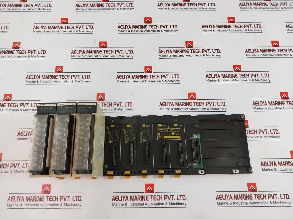 Omron C200H-BC081-V2 CPU Base Unit with Output Unit C200H-OC224