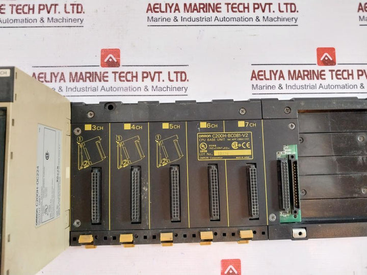 Omron C200H-BC081-V2 CPU Base Unit with Output Unit C200H-OC224