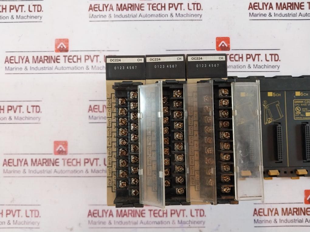 Omron C200H-BC081-V2 CPU Base Unit with Output Unit C200H-OC224