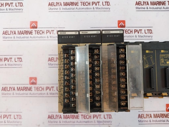 Omron C200H-BC081-V2 CPU Base Unit with Output Unit C200H-OC224